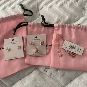 Kate spade earrings and necklace set